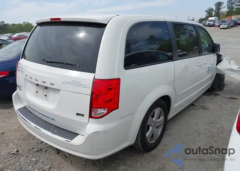 2013 Dodge Grand Caravan Se z USA, uszkodzony, nr VIN 2C4RDGBGXDR515680